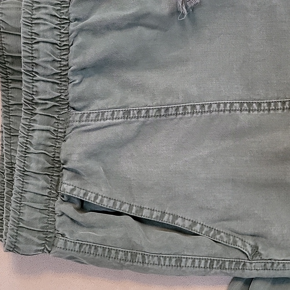 Velvet Heart Olive Green Tencel Pull-On Cargo Jogger Ankle Pants Size XL EUC - Picture 4 of 14